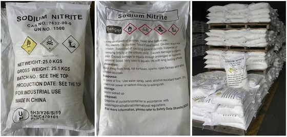 25KG/добавка нитрита натрия 99% сумки NaNO2 в покрытии металла