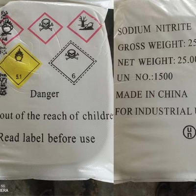99,3% минимальный порошок 25kg/bag нитрата натрия NaNO3 белый