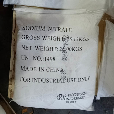 25 KG/BAG Нитрат натрия CAS 7631-99-4 Формула NaNO3