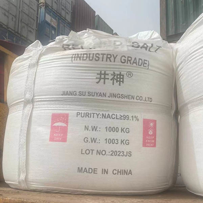 Белый кристалл NaCl Натрий хлорид 1000 KG / BAG Используется в качестве химического сырья